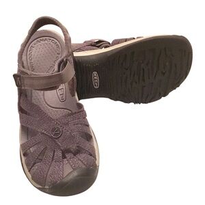 Keen Women’s ‘Rose’ Closed Toe Waterproof Casual Rugged Adventure Sandals Size-6